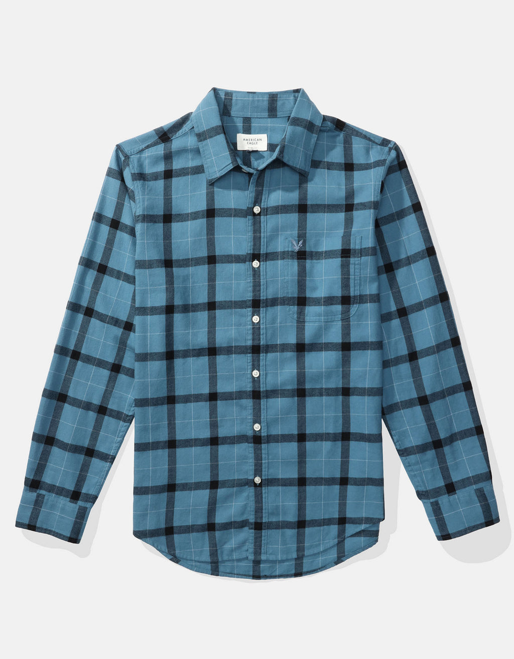 Camisa Slim Fit Everyday Ae - Azul 0153_3004_272_f