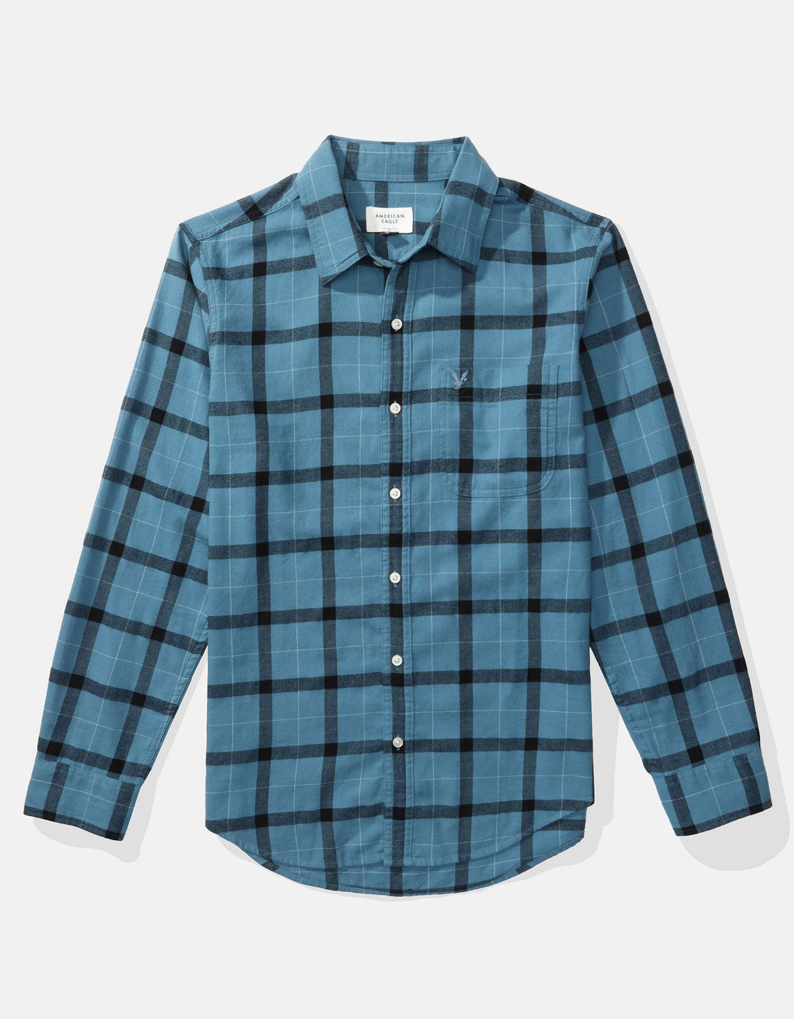 Camisa Slim Fit Everyday Ae - Azul 0153_3004_272_f
