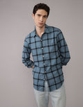 Camisa Slim Fit Everyday Ae - Azul 0153_3004_272_of
