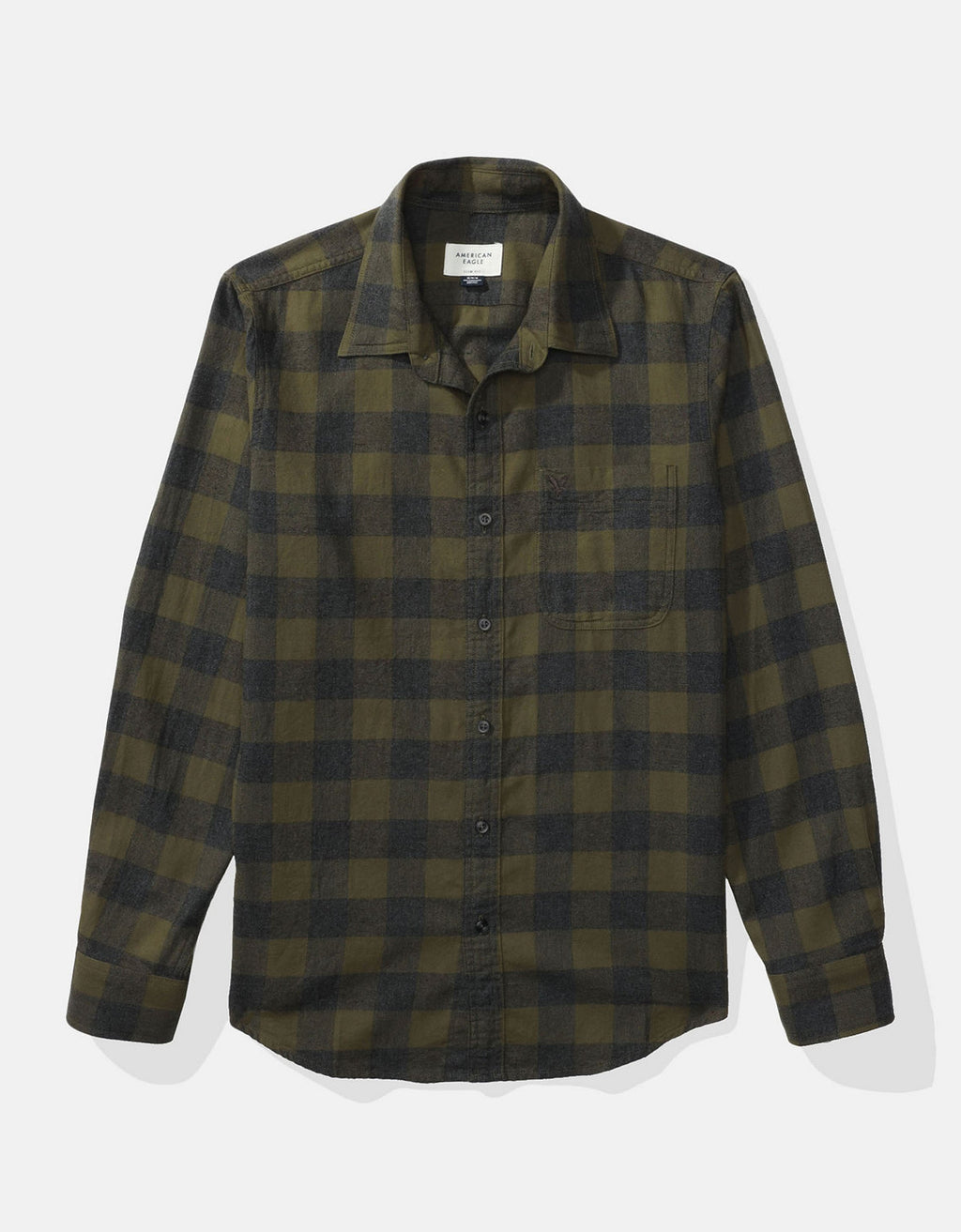 Camisa Slim Fit Everyday Ae - Verde 0153_3004_283_f