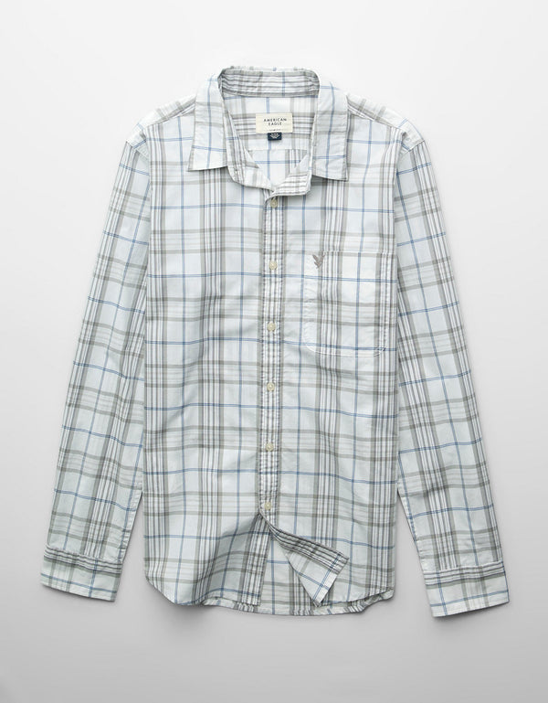 Camisa de Oxford Abotonada Ae - Generico