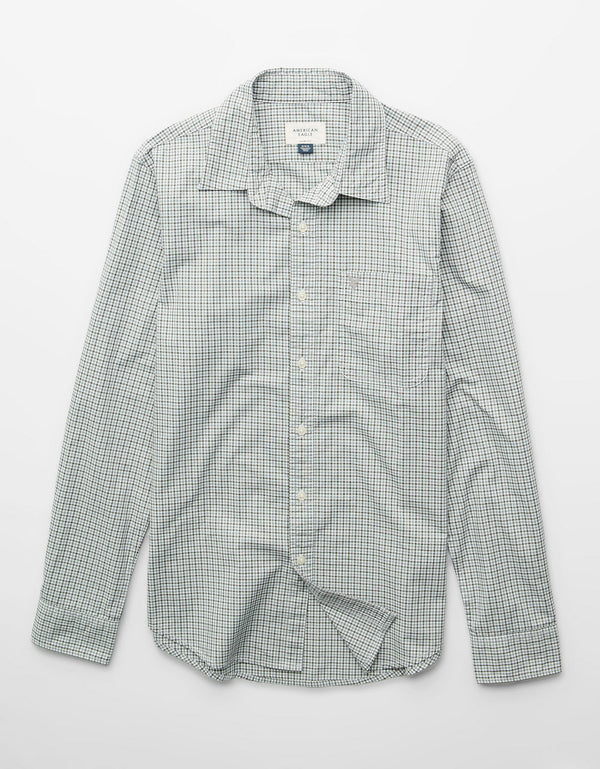 Camisa de Oxford Abotonada Ae - Verde