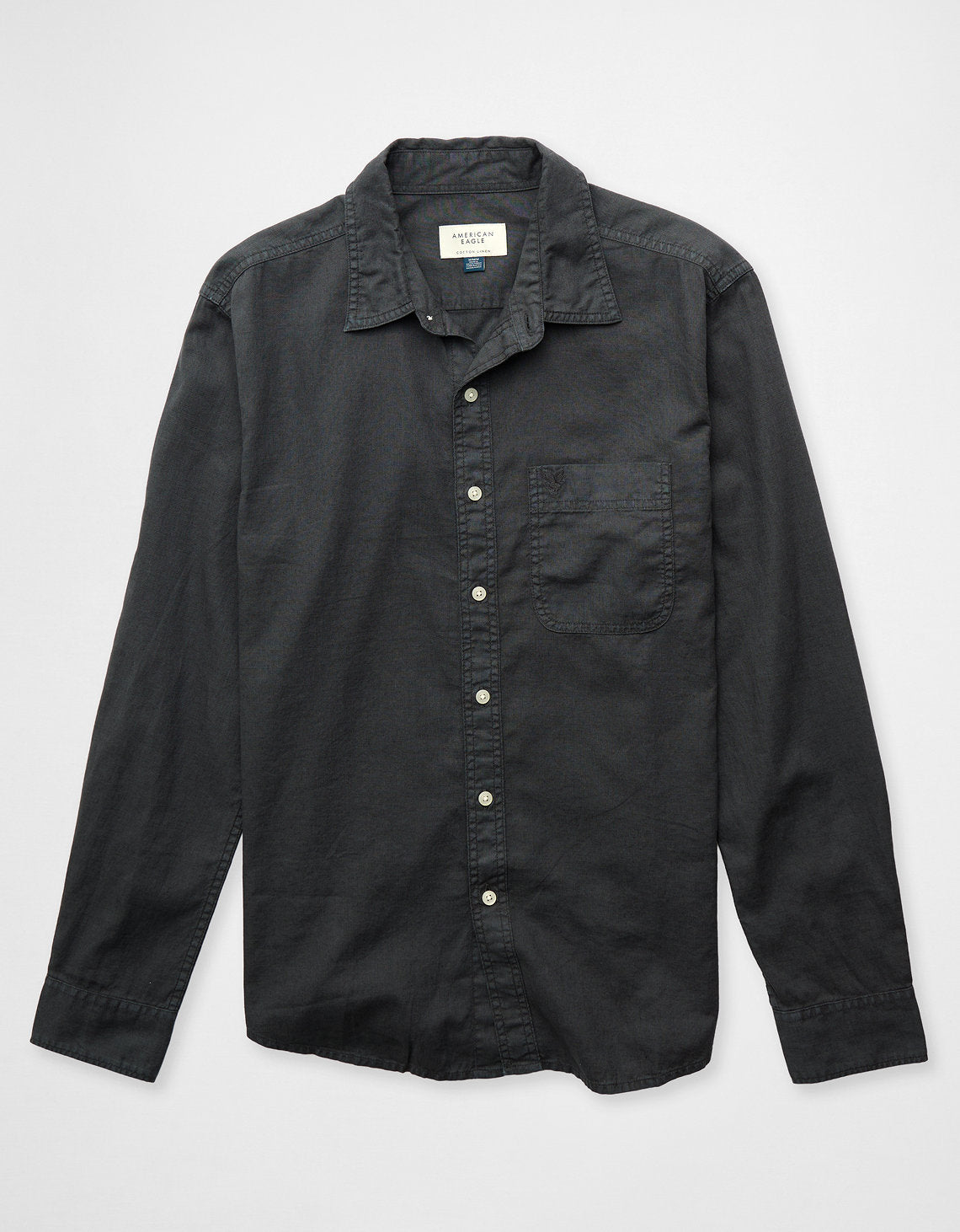 Camisa de Lino con Botones Ae - Generico 0153_3024_004_f