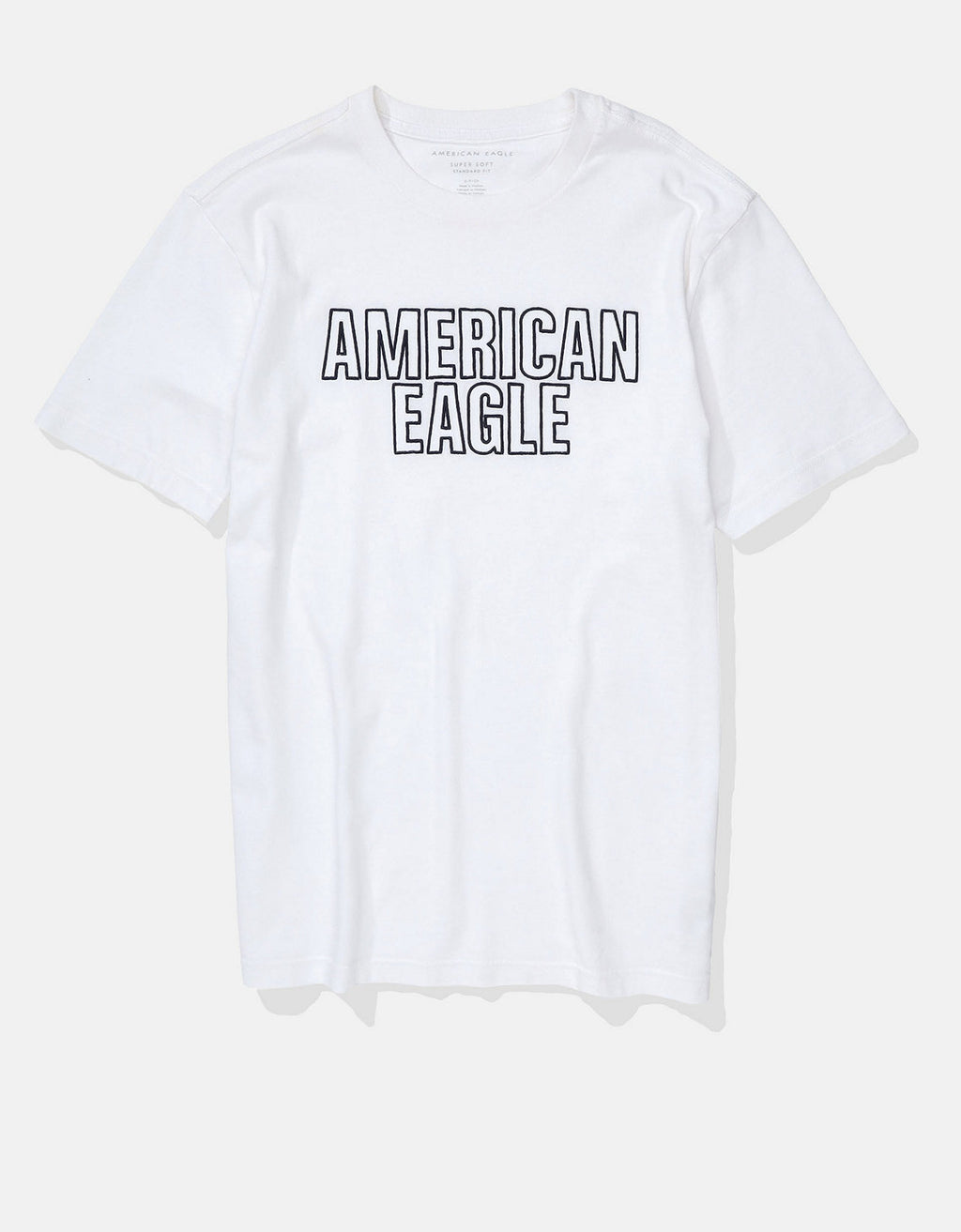 Polera AE Manga corta con gráfico en dip-dye - Blanco 0181_2920_100_f
