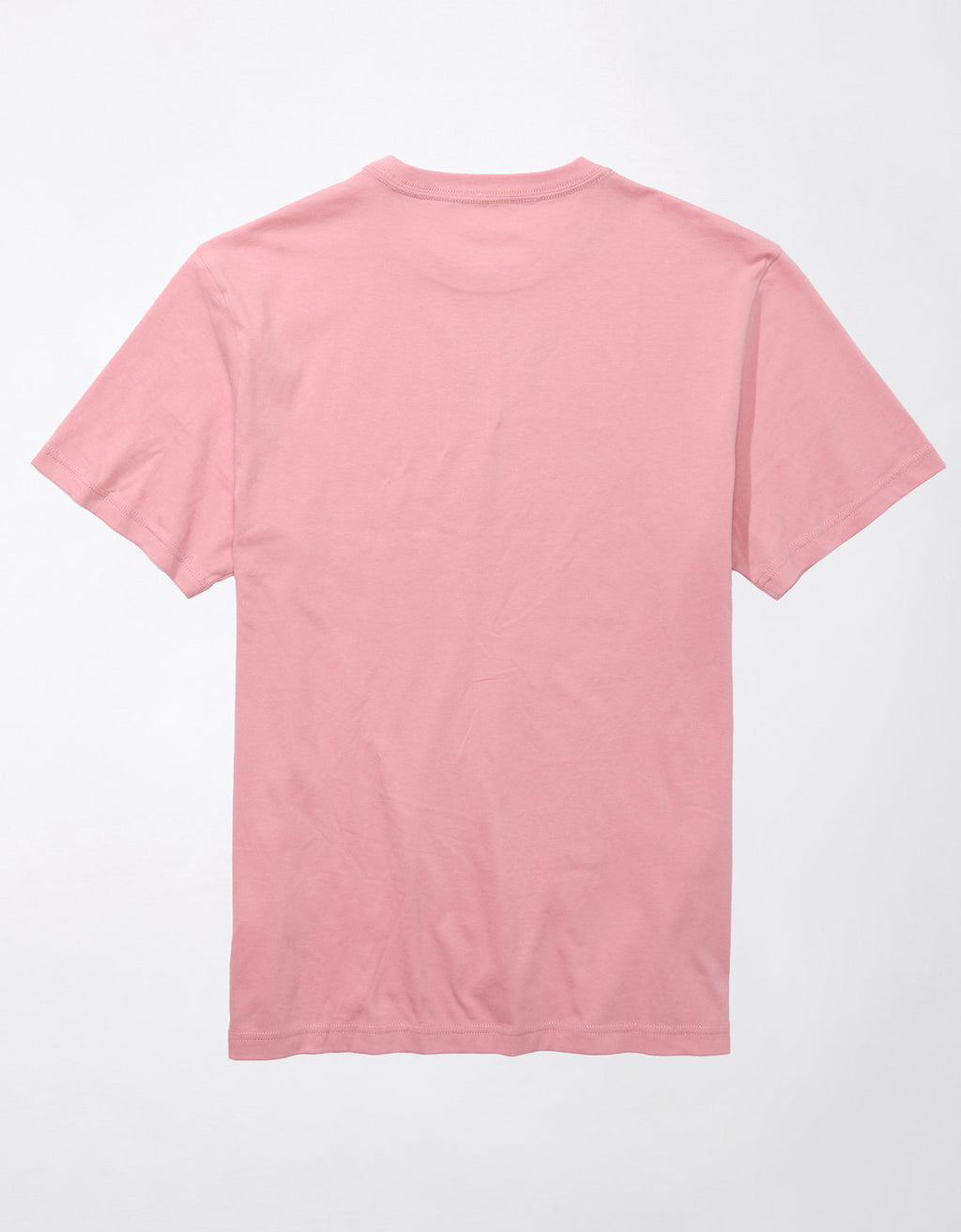 Polo sin Cuello Ae Manga corta con gráfico en dip-dye - Rosa 0181_3107_615_b