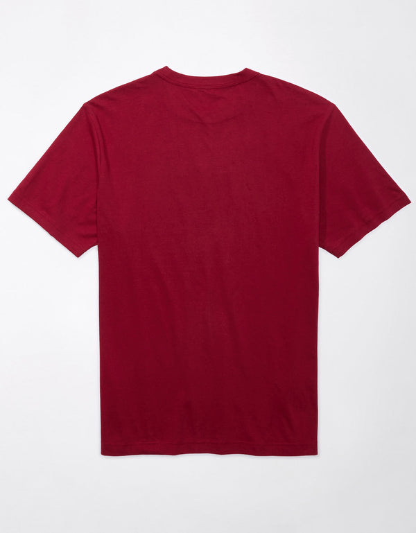 Polo sin Cuello AE gráfica ultra suave - Rojo