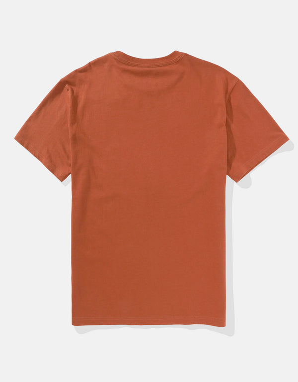 Polo sin Cuello Ae gráfica con logo supersuave - Rojo