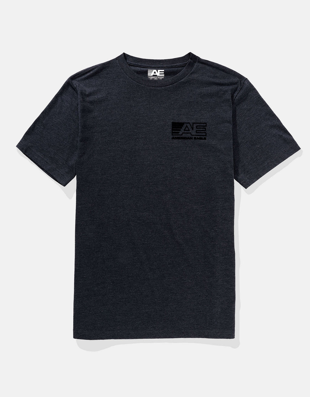 Polo sin Cuello AE gráfica con logo super suave - Azul 0181_3375_410_f