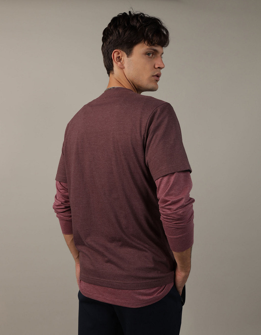 Polo sin Cuello AE gráfica con logo super suave - Generico 0181_3375_613_ob