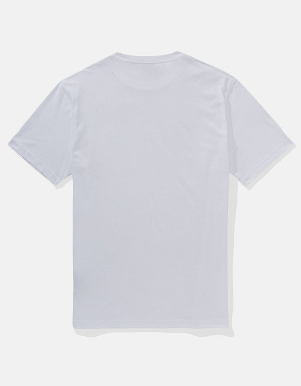 Polo sin Cuello AE gráfica ultra suave - Blanco