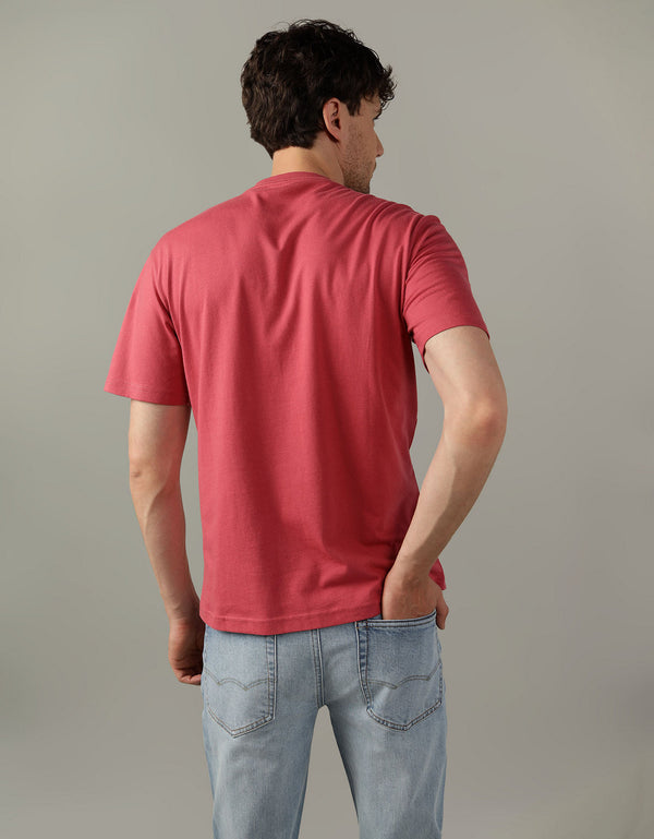 Polo sin Cuello Ae con gráfico - Rosa