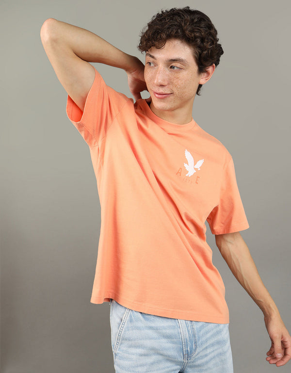 Polo sin Cuello gráfica Ae - Naranja
