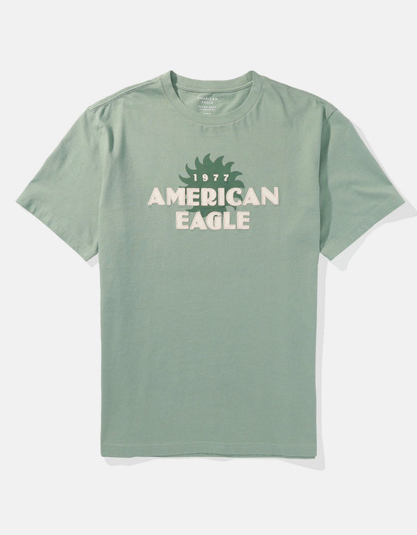 Polo sin Cuello Ae con gráfico - Verde