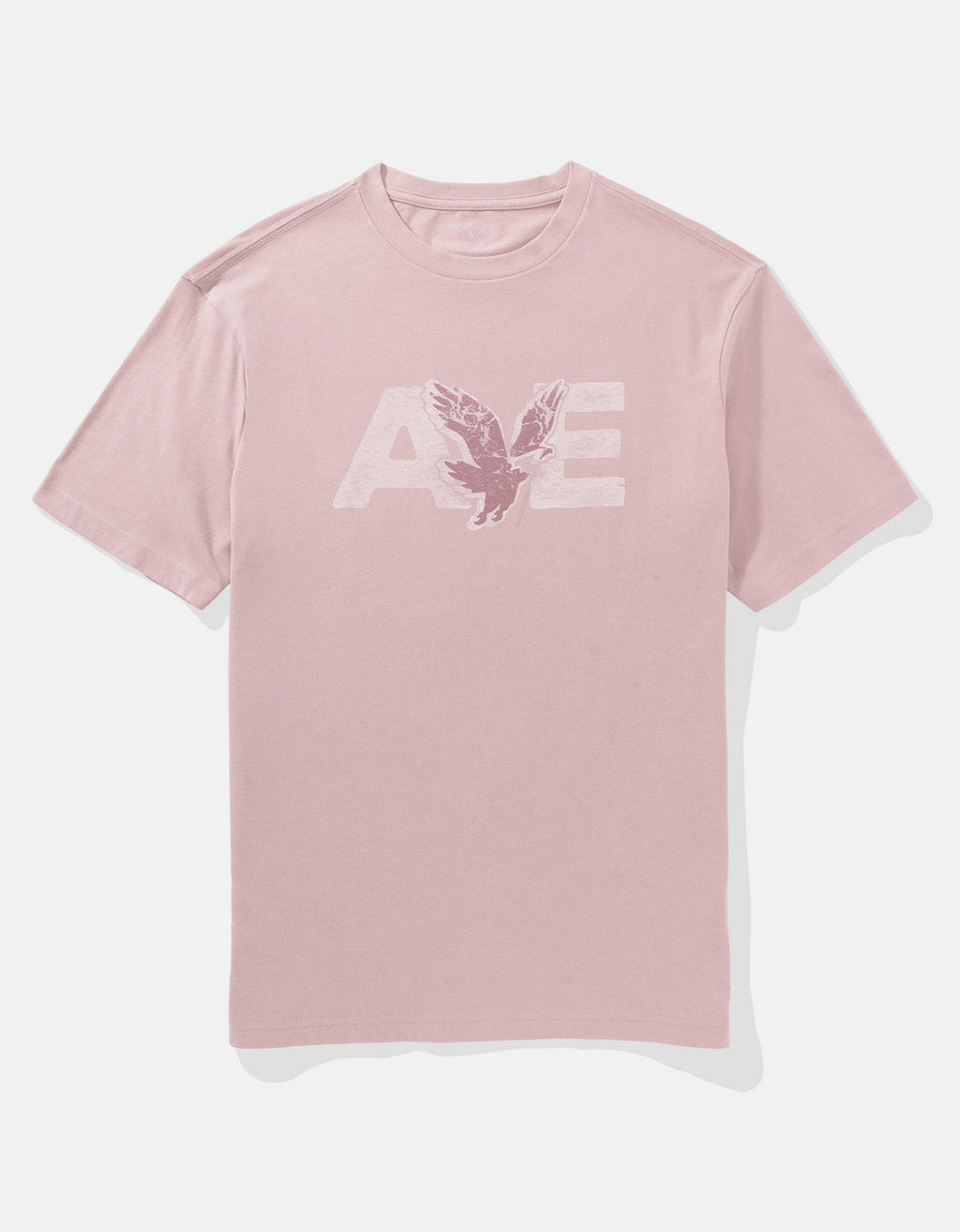 Polo sin Cuello con Gráfico Manga Corta Hombre AE - Rosa 0181_3774_615_f