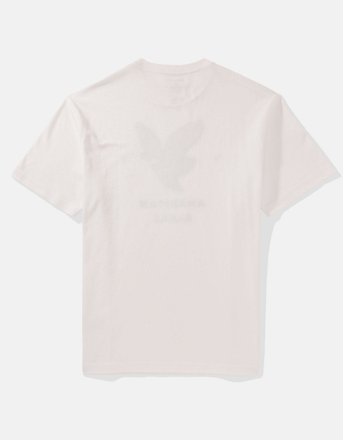 Polo sin Cuello con Gráfico Manga Corta Hombre AE - Blanco 0181_3800_101_b