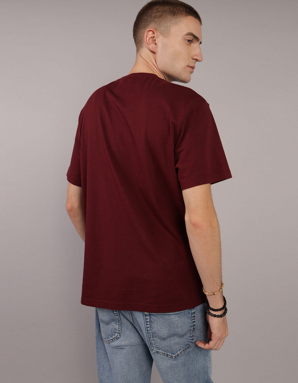Polo sin Cuello con Gráfico Manga Corta Hombre AE - Generico 0181_3810_613_ob