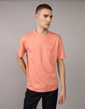 Polo sin Cuello con Gráfico Manga Corta Hombre AE - Rosa 0181_3810_670_of