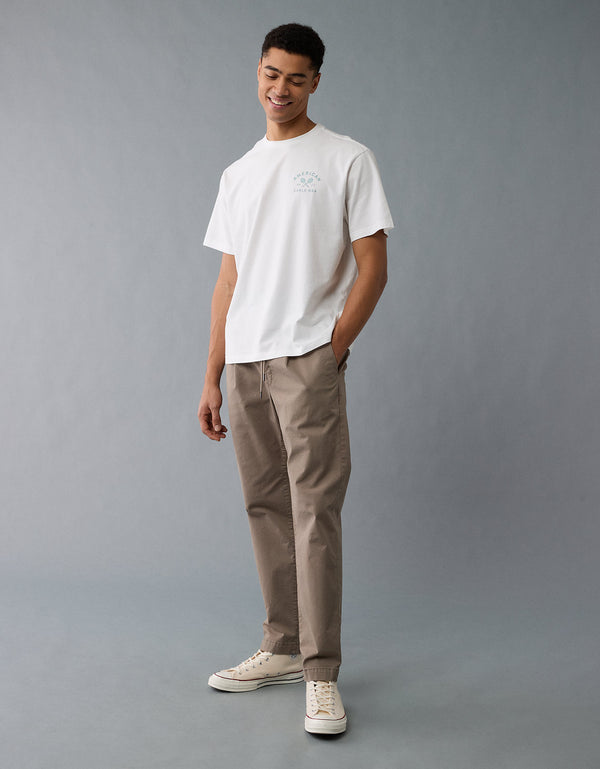 Polo sin Cuello gráfica Ae 24/7 - Blanco