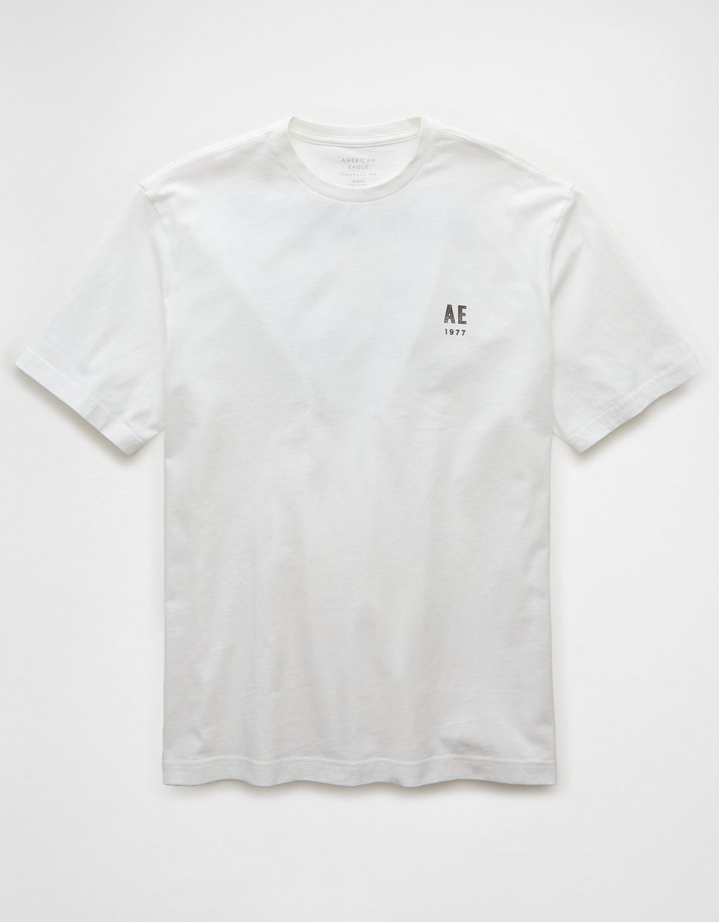 Polo sin Cuello Gráfica con Logo Ae - Blanco 0181_4419_100_f