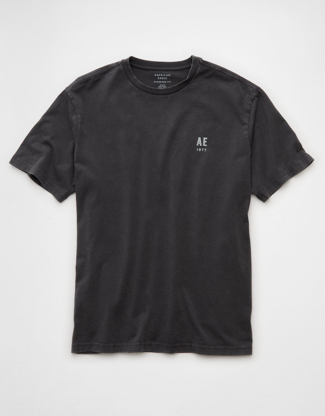 Polo sin Cuello Gráfica con Logo Ae - Gris 0181_4420_023_f