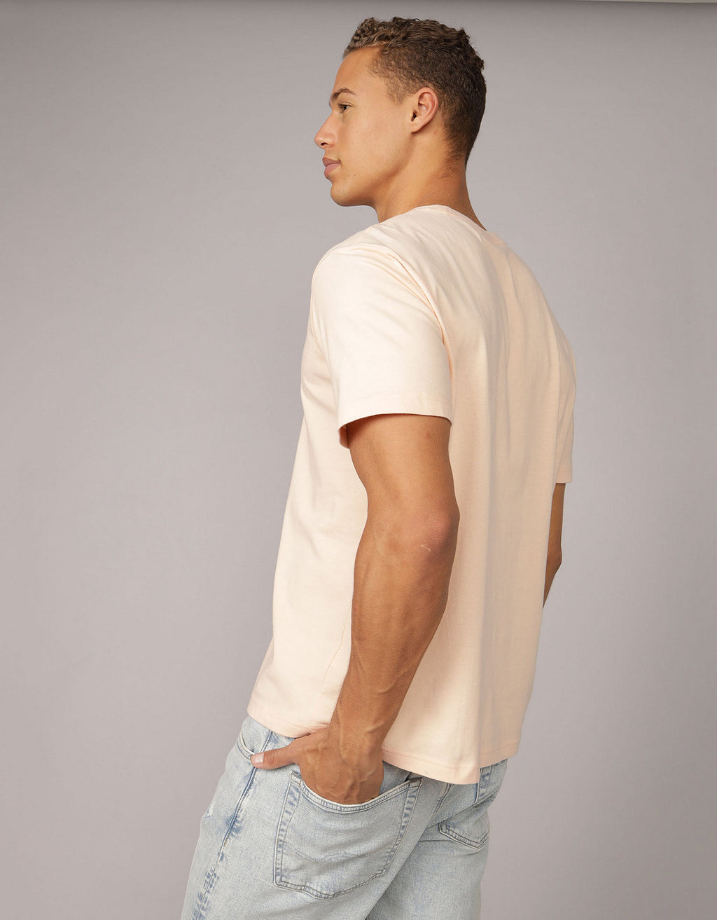 Polo sin Cuello Gráfica con Logo Ae - Naranja 0181_4493_800_ob