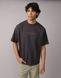 Polo sin Cuello gráfica con logotipo icónico Ae - Negro 0181_4597_094_of