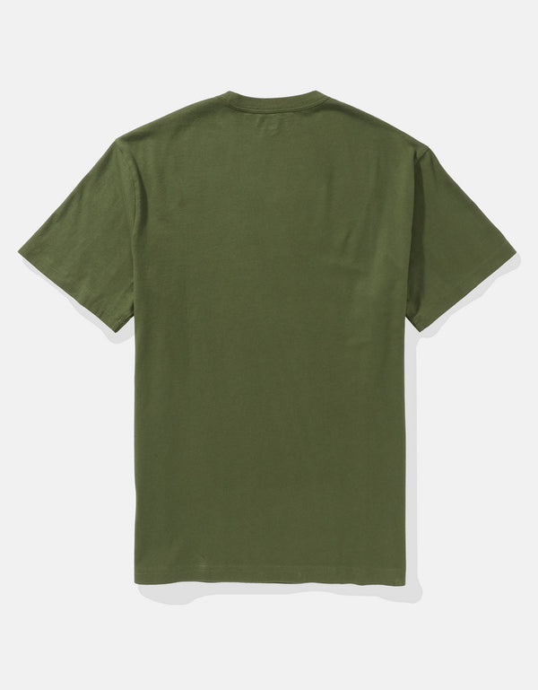 Polo sin Cuello con Gráfico Ae - Verde