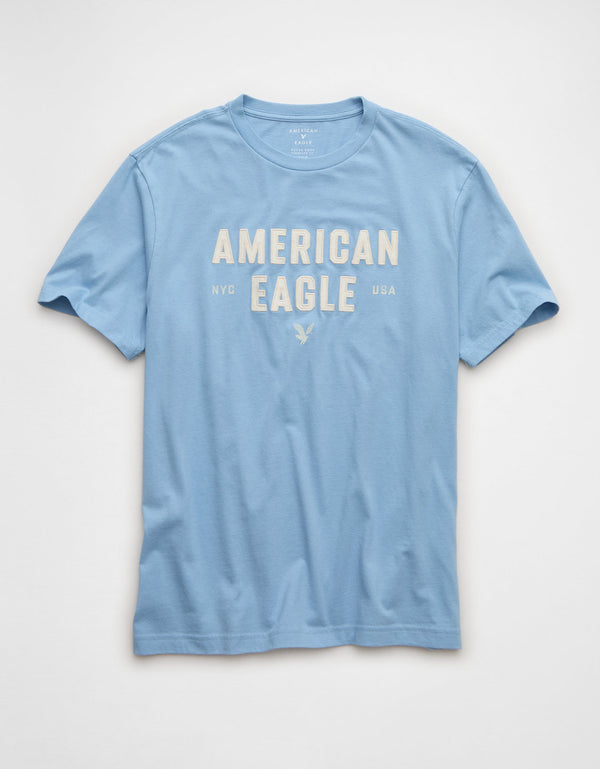 G- MFO ELEVATED APPLIQUE PCDYE - Azul