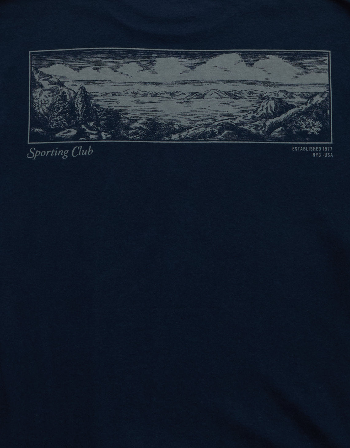 Camiseta Gráfica con Logo Ae - Azul 0181_4873_410_d1