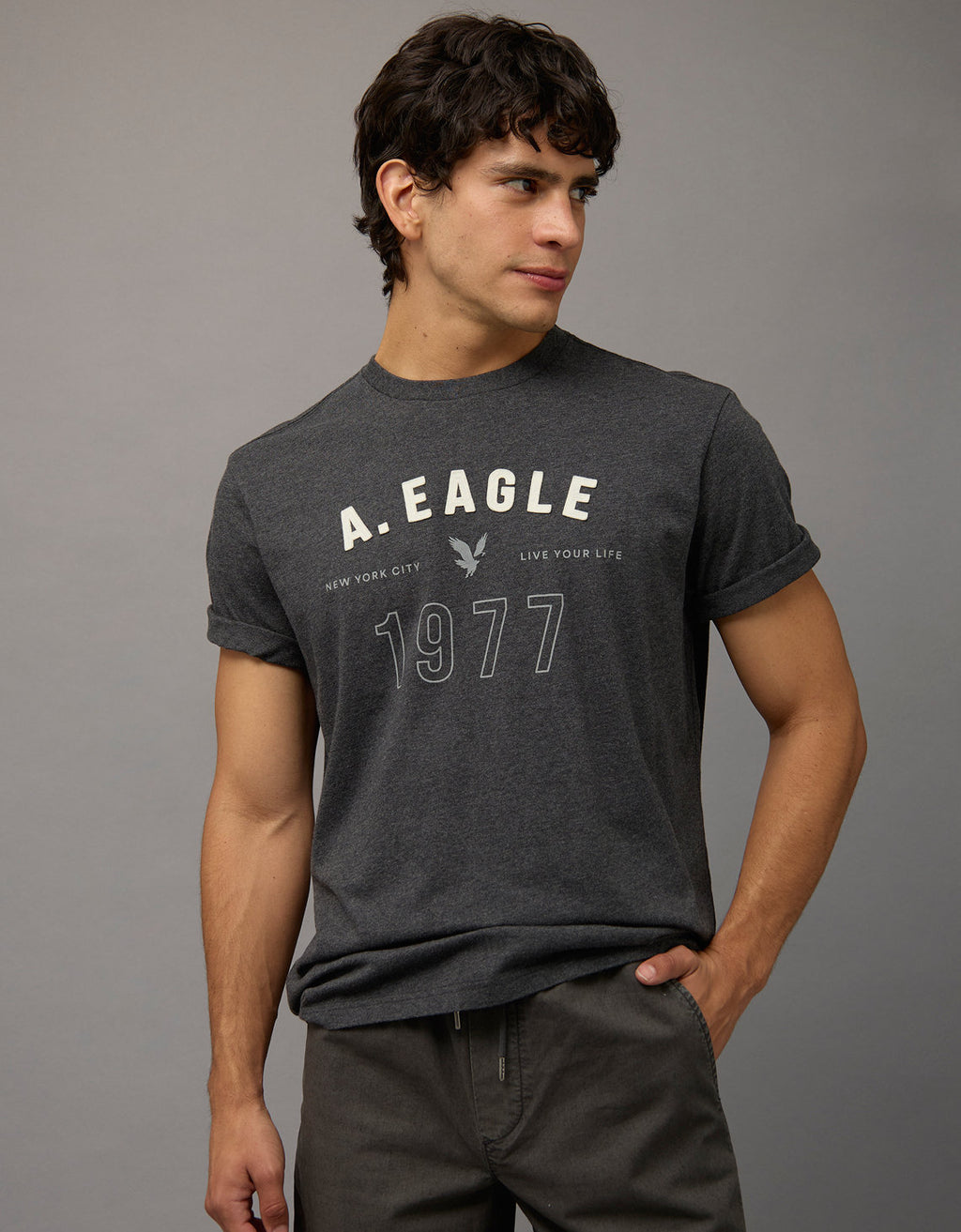 Camiseta Gráfica con Logo Ae - Generico 0181_5040_008_of