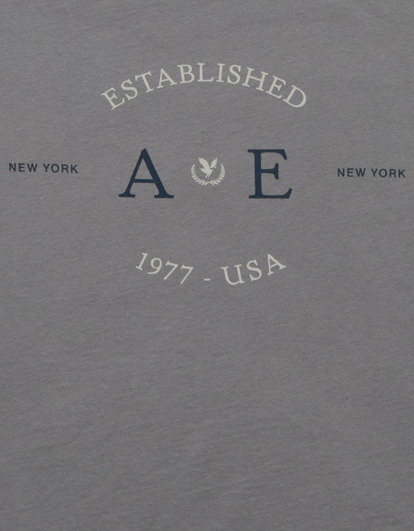 Camiseta Gráfica con Logo Ae - Generico