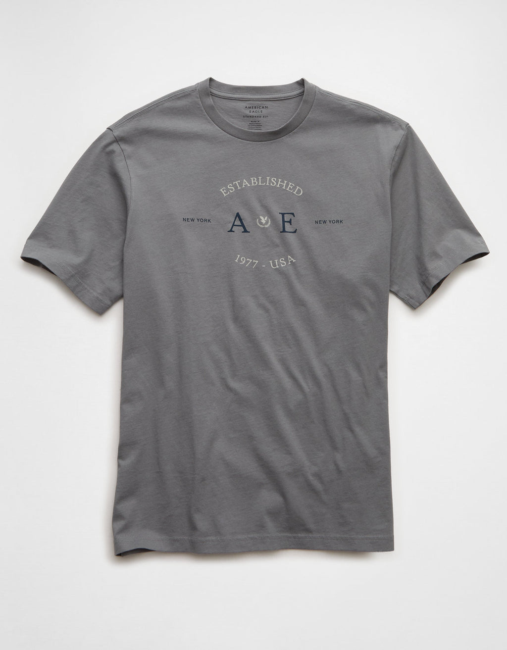 Camiseta Gráfica con Logo Ae - Generico 0181_5687_050_f