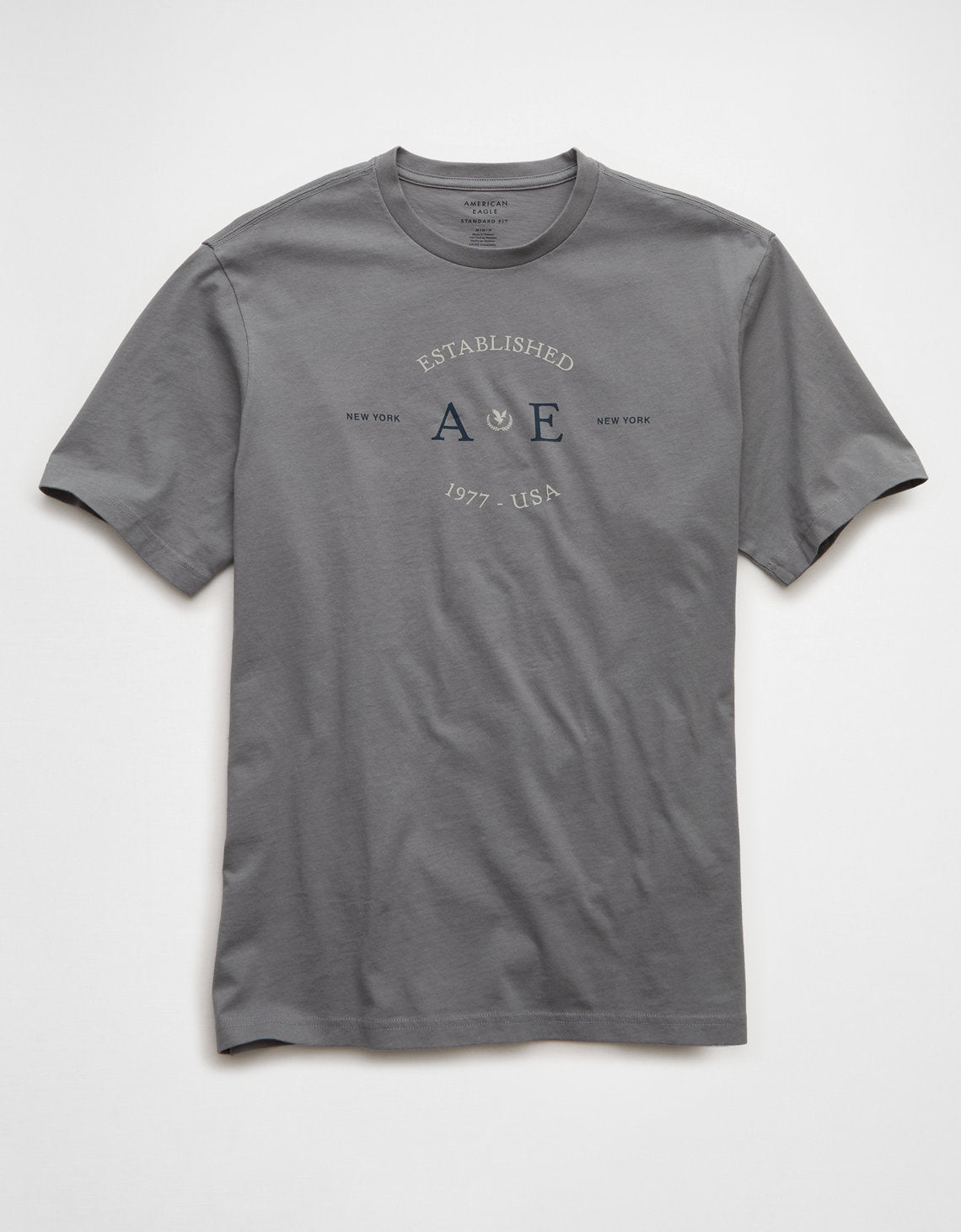 Camiseta Gráfica con Logo Ae - Generico 0181_5687_050_f