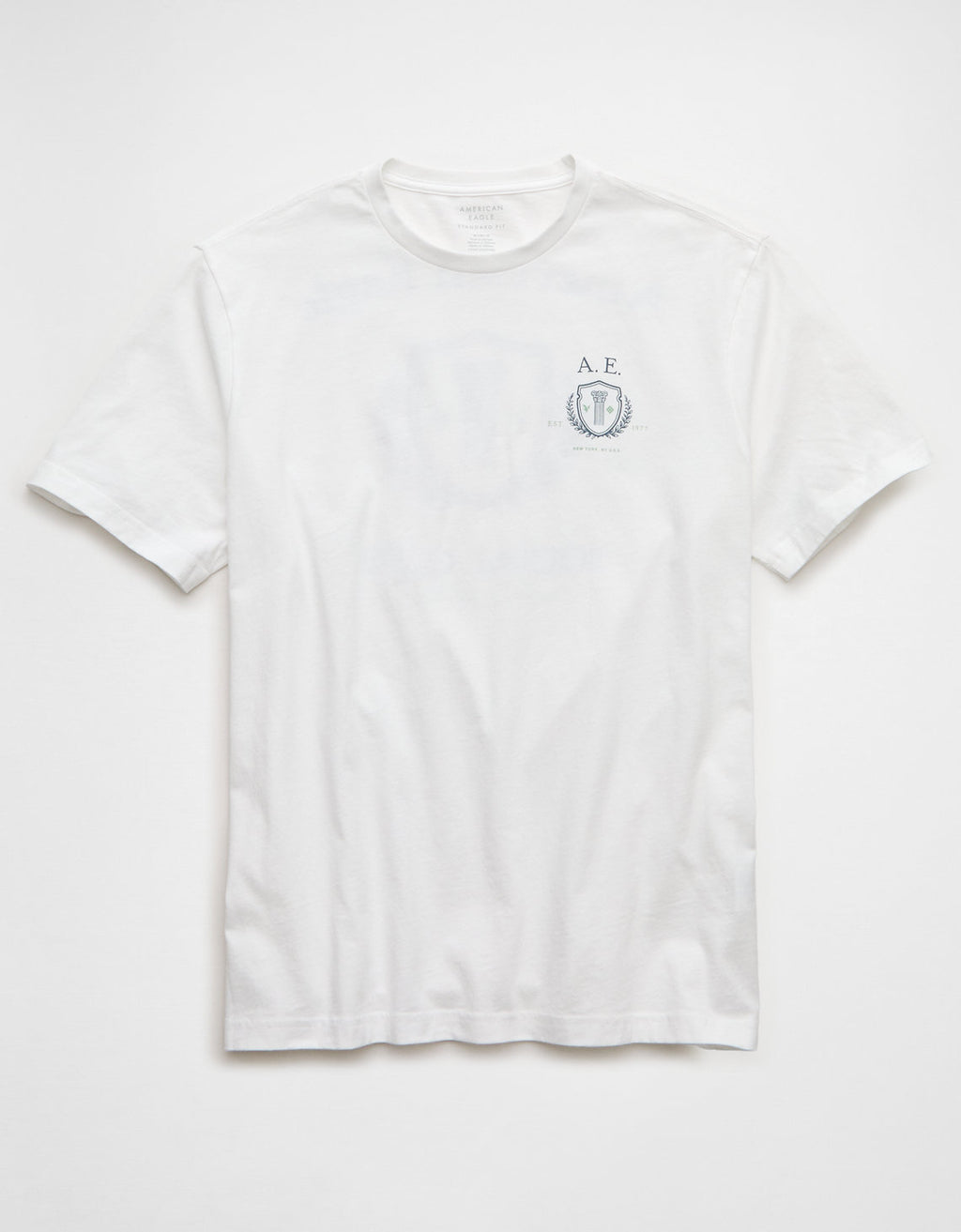 Camiseta Gráfica con Logo Ae - Blanco 0181_5687_100_f