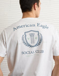 Camiseta Gráfica con Logo Ae - Blanco 0181_5687_100_of