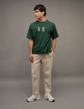 Camiseta Oversized Gráfica con Logo Ae - Verde 0181_5715_300_of