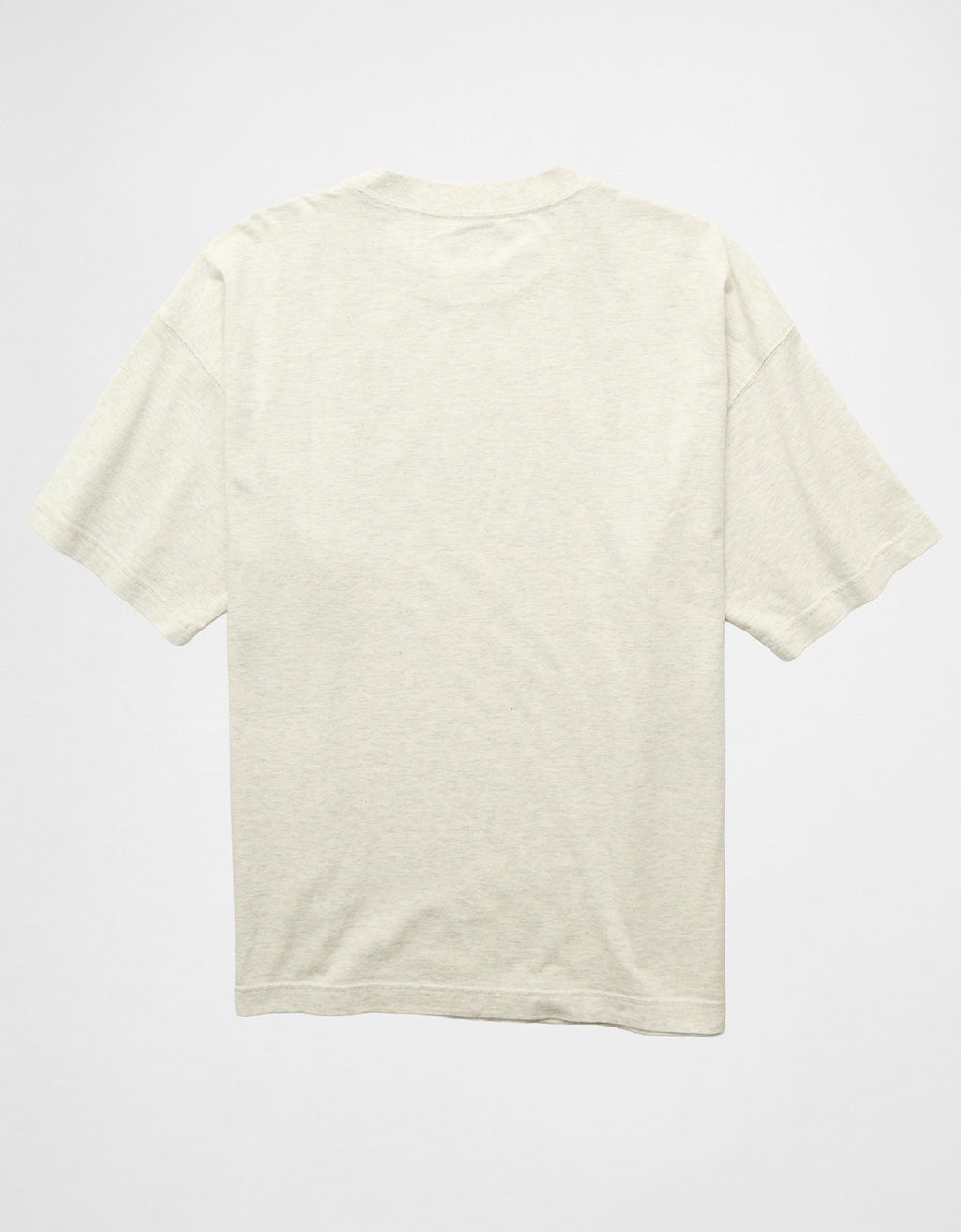 Camiseta Oversized Gráfica con Logo Ae - Gris 0181_5716_092_b