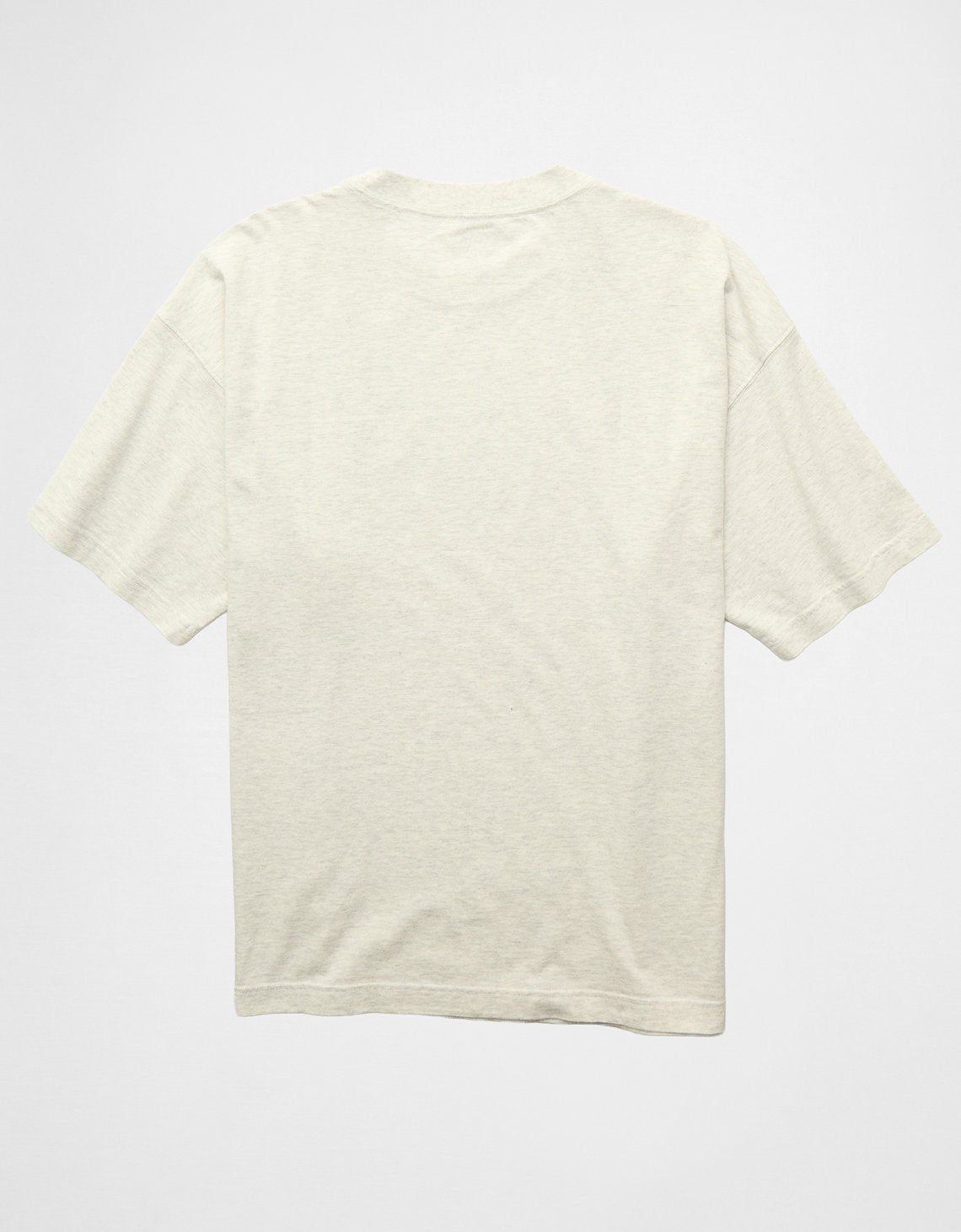 Camiseta Oversized Gráfica con Logo Ae - Gris 0181_5716_092_b