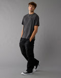 Polo sin Cuello manga corta con gráfico Hombre AE - Gris 0185_4019_023_of