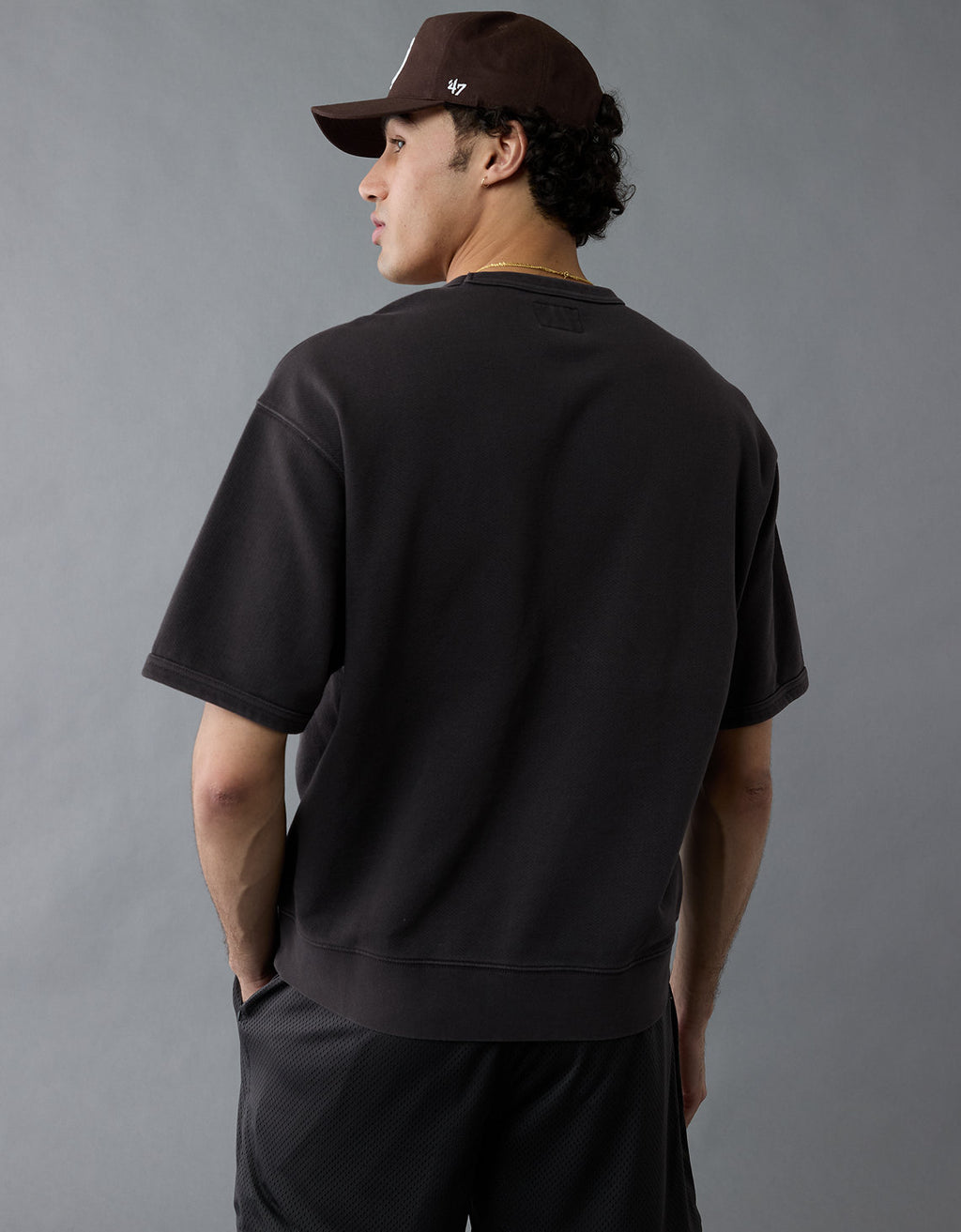 Polera de manga corta - Negro 0191_2540_094_ob