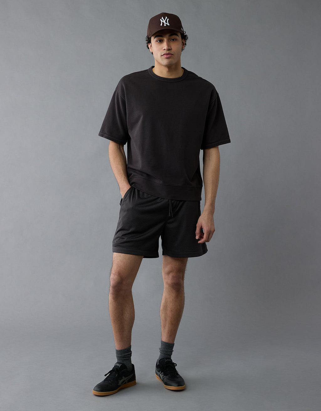 Polera de manga corta - Negro 0191_2540_094_os