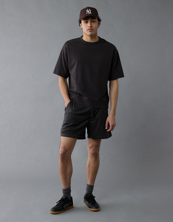 Polera de manga corta - Negro