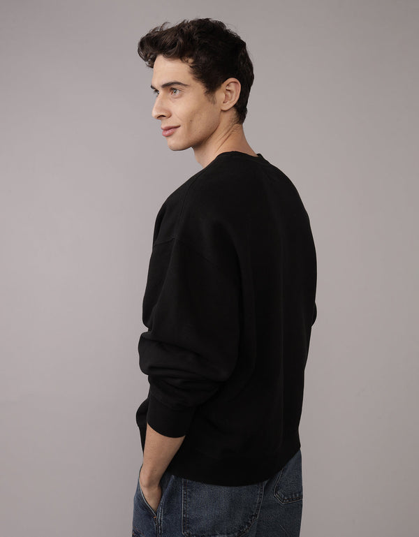Buzo con Gráfico cuello redondo Ae - Negro