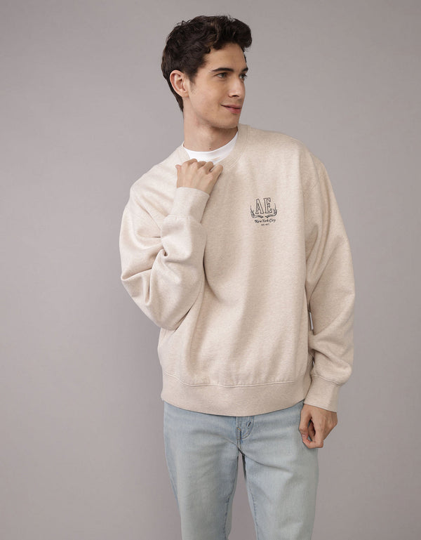 Buzo con Gráfico cuello redondo Ae - Blanco