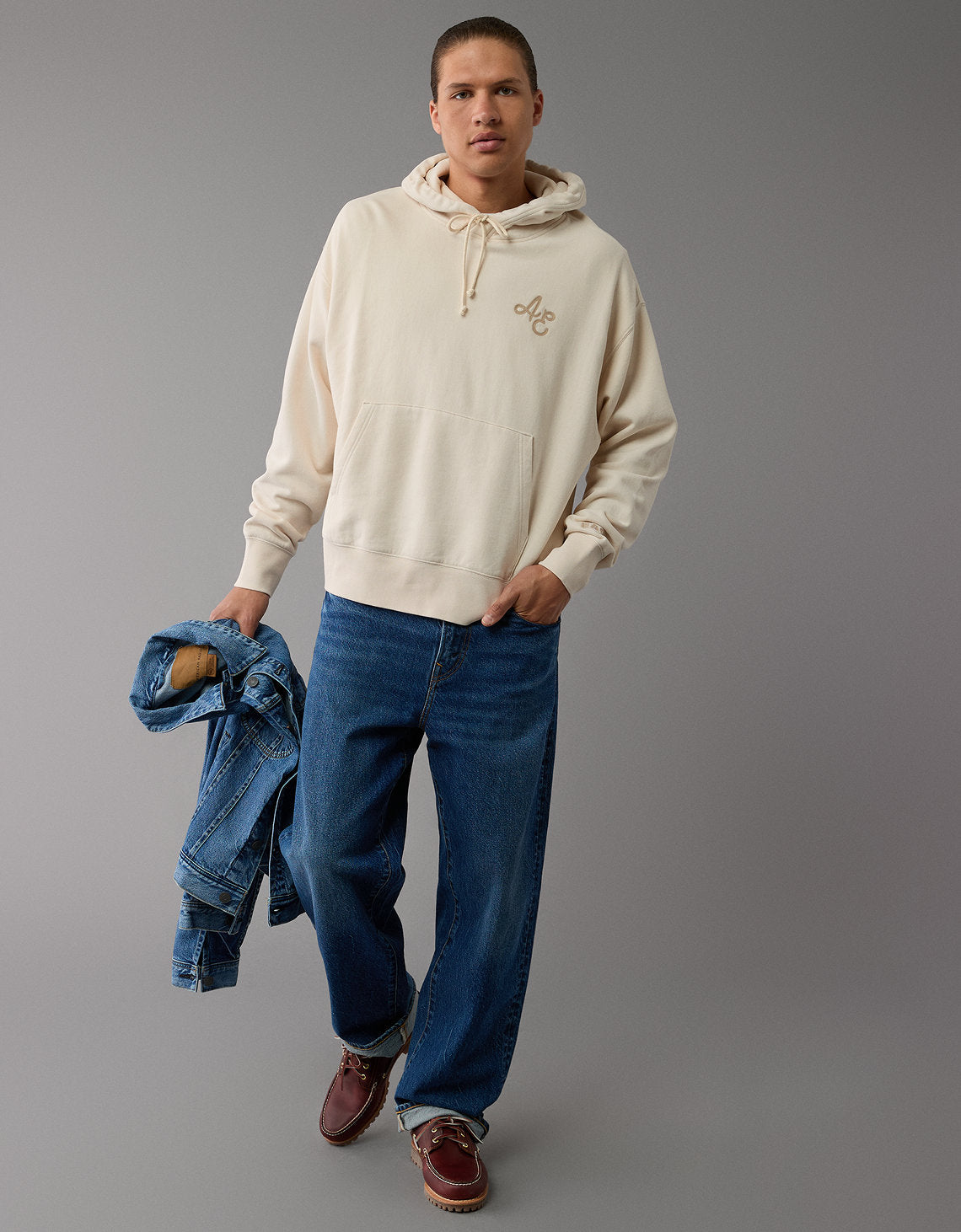 Polera con capucha Manga Larga Hombre AE - Generico 0193_2344_106_ob