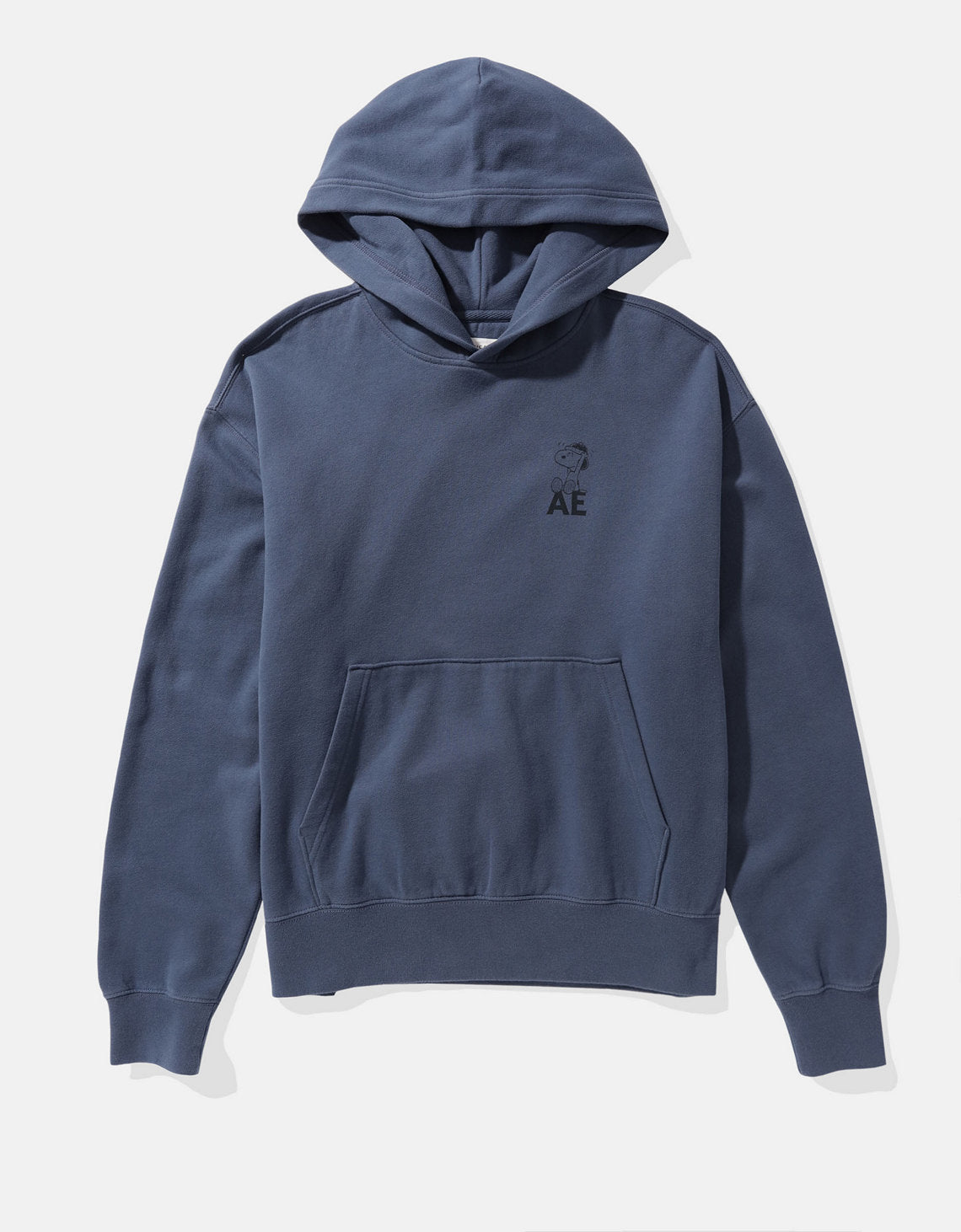 Polera con capucha manga larga Hombre AE - Azul 0193_2508_410_f