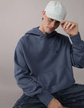 Polera con capucha manga larga Hombre AE - Azul 0193_2508_410_of