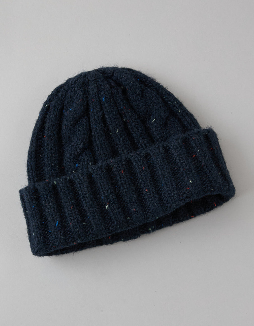 Gorro de Punto Grueso con Trenzas Ae - Azul 0222_8418_410_f