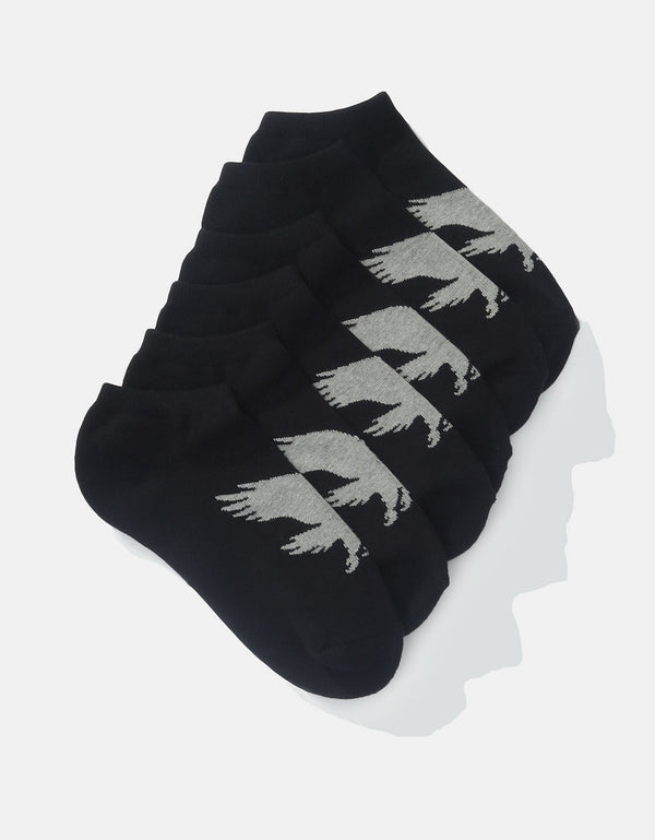 Medias Aeo con detalles gráficos - Negro