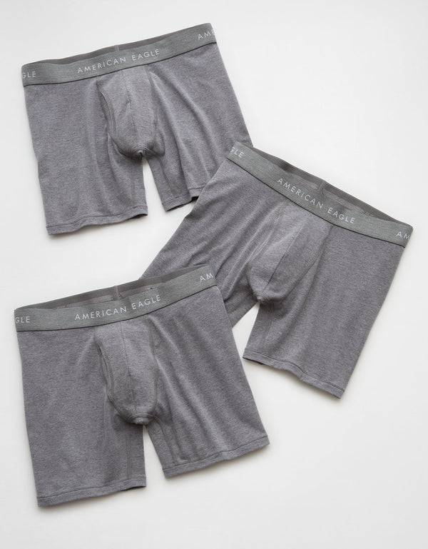 Paquete de 3 Bóxer Clásicos de Hombre AE - Multicolor